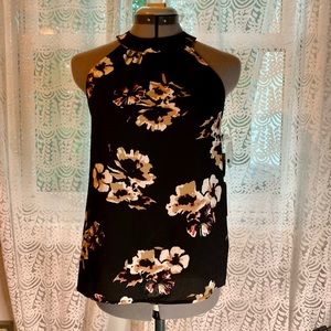 NWT Women’s 1.State Tropic Halter Sleeveless Blouse XS